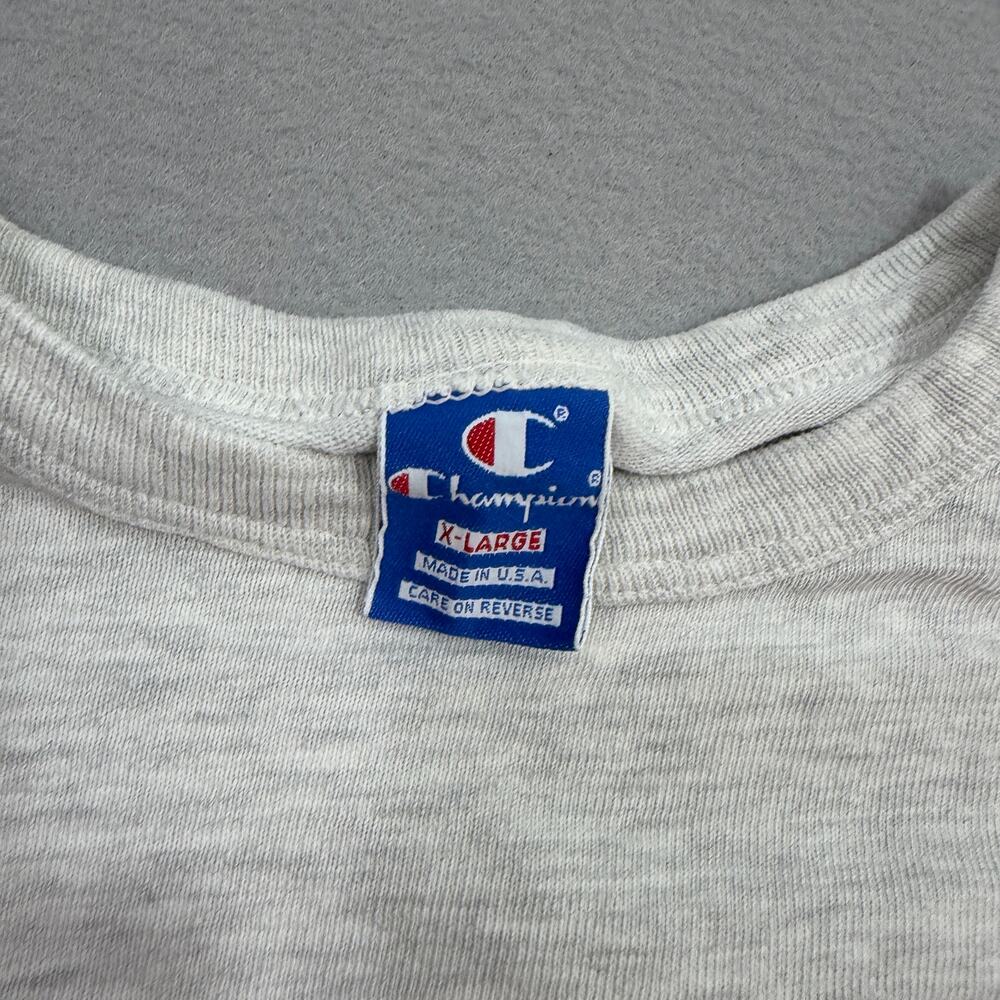 Vintage Champion The Vineyards Shirt Men's Extra Large Gray 90s Embroidered - Picture 7 of 13